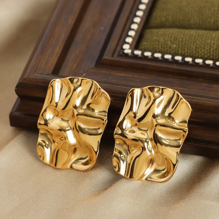 Abstract Gold Drops